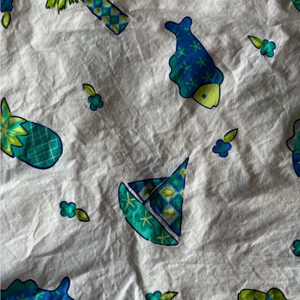 Beautiufl Cotton Fabric for a Childs Decor Dress or  Quilting 69"x60" Pre Washed - Picture 3 of 3